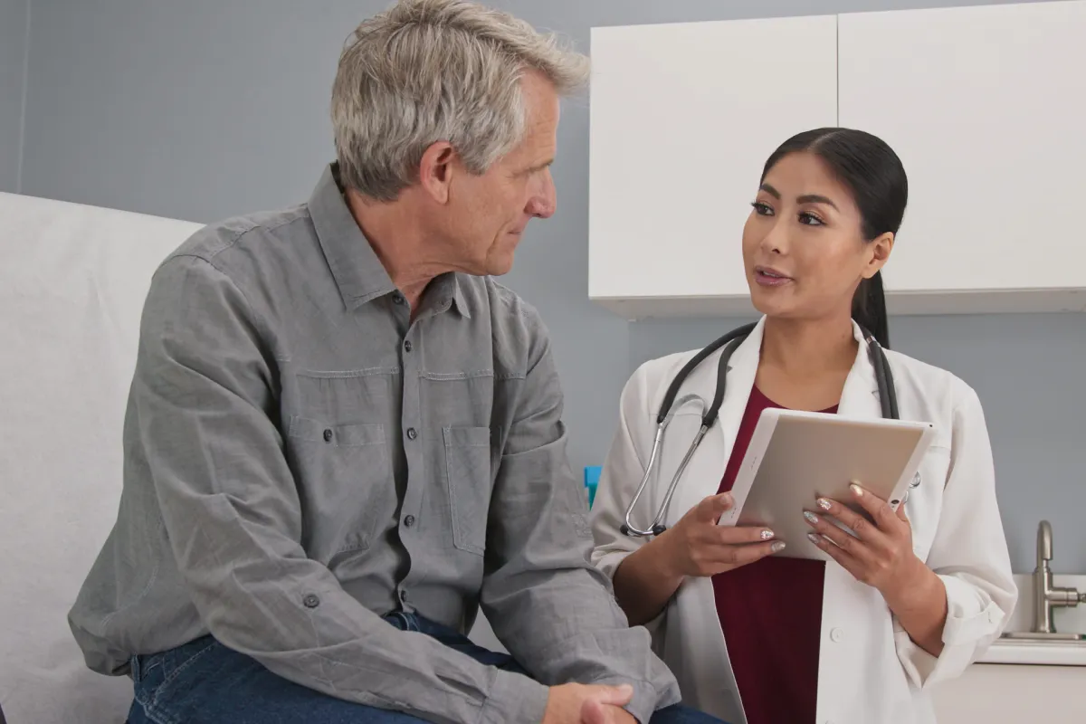 Health progress tracking chart before and after primary care services at Advanced Care & MedSpa