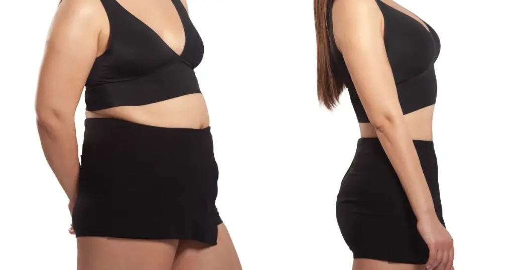 A patient administering a once-weekly Semaglutide or Tirzepatide injection under the skin for convenient weight loss treatment.
